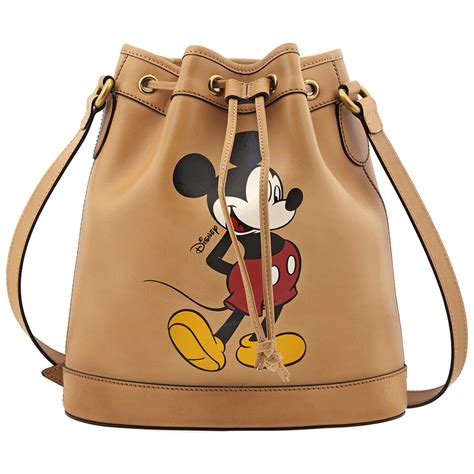 gucci ladies disney mickey print bucket bag|gucci disney hoodie.